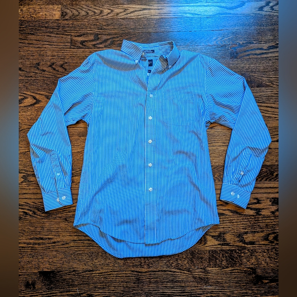 Arrow Blue w/ White Stripe Button Shirt